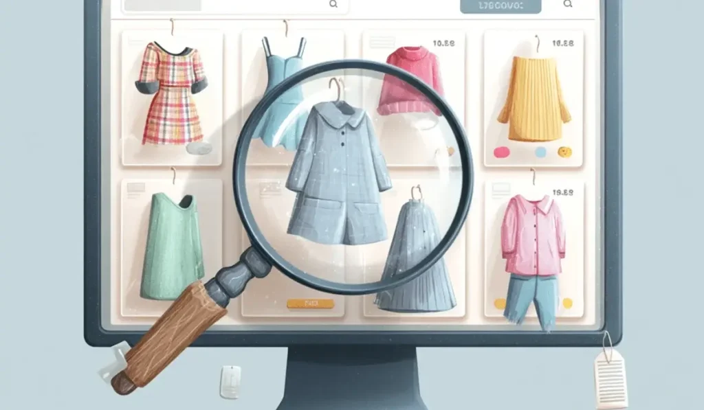 search for products on vinted